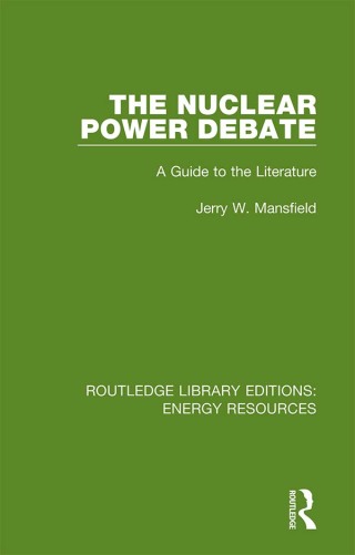 Omslagafbeelding: The Nuclear Power Debate 1st edition 9780367231309