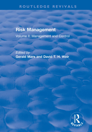 Imagen de portada: Risk Management 1st edition 9780367244507