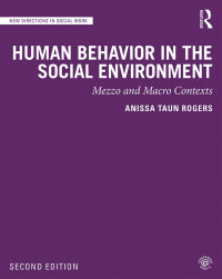 Cover image: Human Behavior in the Social Environment 2nd edition 9780367244835
