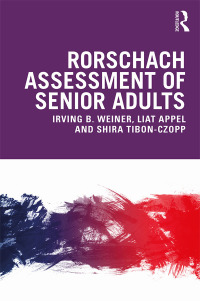 Cover image: Rorschach Assessment of Senior Adults 1st edition 9780367243814