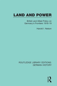 Cover image: Land and Power 1st edition 9780367247607