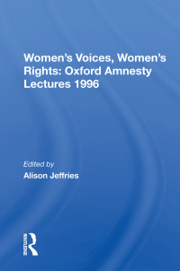 Imagen de portada: Women's Voices, Women's Rights 1st edition 9780367214586