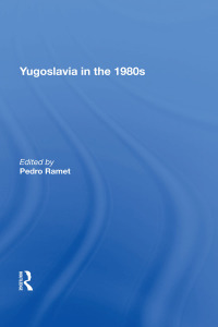 Imagen de portada: Yugoslavia In The 1980s 1st edition 9780367214234
