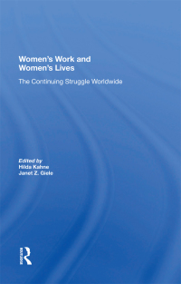 Immagine di copertina: Women's Work And Women's Lives 1st edition 9780367216733