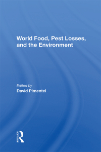 Cover image: World Food, Pest Losses, And The Environment 1st edition 9780367213992