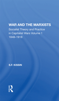 Imagen de portada: War And The Marxists 1st edition 9780367213091