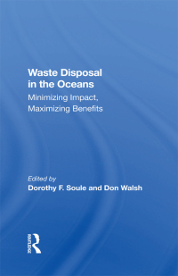 صورة الغلاف: Waste Disposal In The Oceans 1st edition 9780367215972