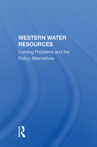 Cover image: Western Water Resources 1st edition 9780367216320