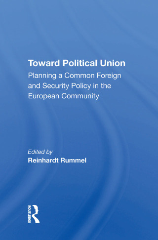 表紙画像: Toward Political Union 1st edition 9780367211868
