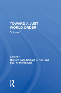 Cover image: Toward A Just World Order 1st edition 9780367211912