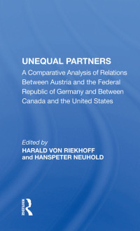 Cover image: Unequal Partners 1st edition 9781000003352
