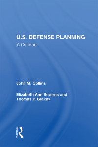 Cover image: U.S. Defense Planning 1st edition 9780367215002