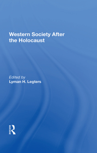 Cover image: Western Society After The Holocaust 1st edition 9780367213398