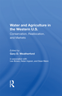 Imagen de portada: Water And Agriculture In The Western U.S. 1st edition 9780367213176