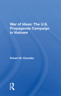 Cover image: War Of Ideas 1st edition 9780367213244