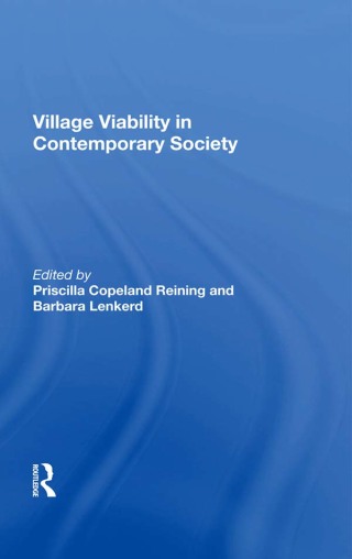 Cover image: Village Viability In Contemporary Society 1st edition 9780367212926