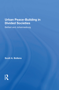 Imagen de portada: Urban Peacebuilding In Divided Societies 1st edition 9780367217211