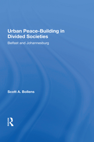 صورة الغلاف: Urban Peacebuilding In Divided Societies 1st edition 9780367217211