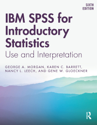 表紙画像: IBM SPSS for Introductory Statistics 6th edition 9781138578227