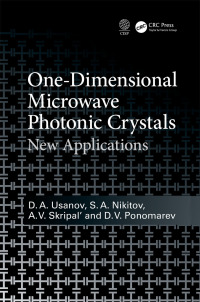 Cover image: One-Dimensional Microwave Photonic Crystals 1st edition 9780367226565
