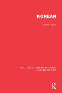 Cover image: Korean 1st edition 9780367252588