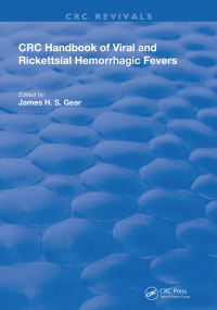 Cover image: Handbook of Viral and Rickettsial Hemorrhagic Fevers 1st edition 9780367227661