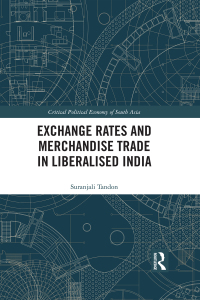 Titelbild: Exchange Rates and Merchandise Trade in Liberalised India 1st edition 9781138585201