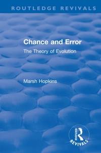 Cover image: Chance and Error 1st edition 9780367266165