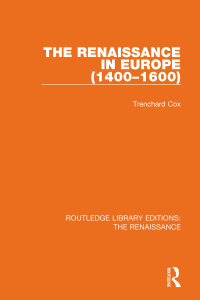 Titelbild: The Renaissance in Europe 1st edition 9780367272289