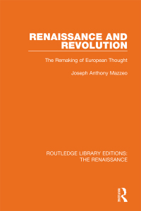 Cover image: Renaissance and Revolution 1st edition 9780367272524