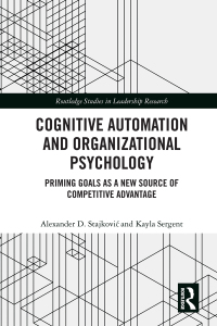Titelbild: Cognitive Automation and Organizational Psychology 1st edition 9780367272692
