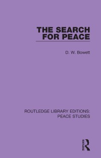 Titelbild: The Search for Peace 1st edition 9780367232504