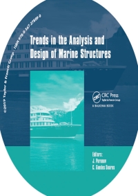 صورة الغلاف: Trends in the Analysis and Design of Marine Structures 1st edition 9780367278090