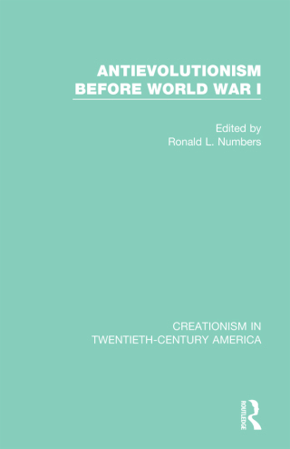 Imagen de portada: Antievolutionism Before World War I 1st edition 9780367407766