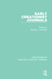 صورة الغلاف: Early Creationist Journals 1st edition 9780367438029