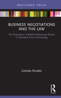 Omslagafbeelding: Business Negotiations and the Law 1st edition 9781032175973