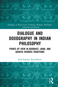 Imagen de portada: Dialogue and Doxography in Indian Philosophy 1st edition 9780367226138