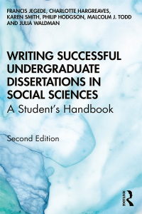 صورة الغلاف: Writing Successful Undergraduate Dissertations in Social Sciences 2nd edition 9780367255237