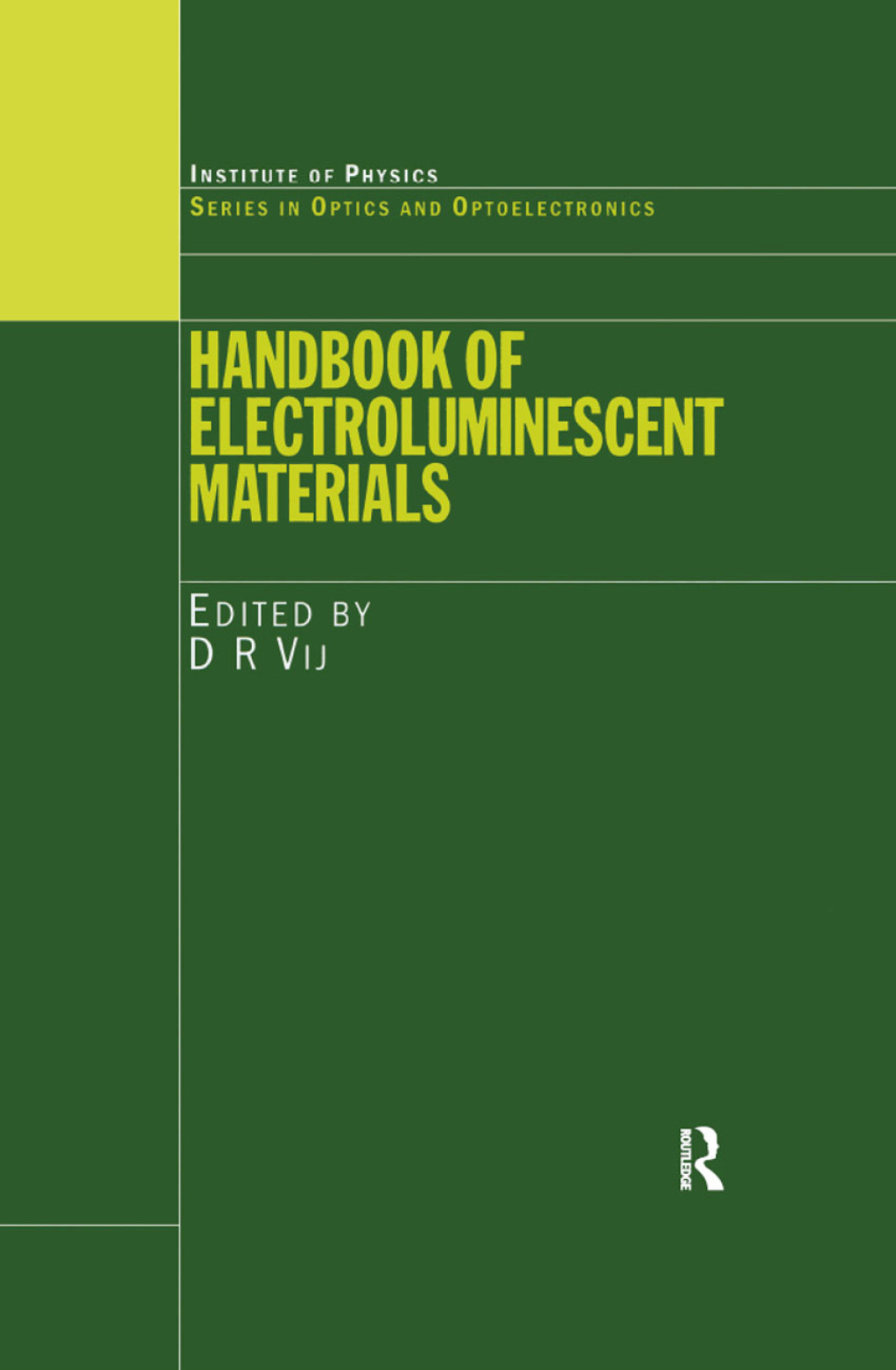 Handbook of Electroluminescent Materials 1st Edition