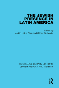 Imagen de portada: The Jewish Presence in Latin America 1st edition 9780367900380