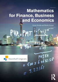 Cover image: Mathematics for Finance, Business and Economics 1st edition 9789001818623