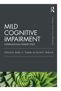 Cover image: Mild Cognitive Impairment 1st edition 9780367896492