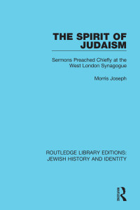 Cover image: The Spirit of Judaism 1st edition 9780367903749