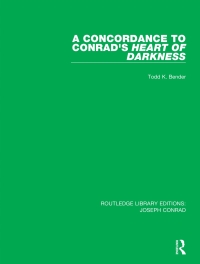 Imagen de portada: A Concordance to Conrad's Heart of Darkness 1st edition 9780367893538