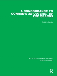 Imagen de portada: A Concordance to Conrad's An Outcast of the Islands 1st edition 9780367895228