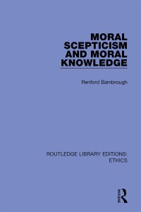 Imagen de portada: Moral Scepticism and Moral Knowledge 1st edition 9780367459536