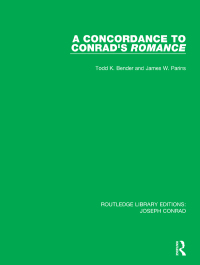 Imagen de portada: A Concordance to Conrad's Romance 1st edition 9780367895495