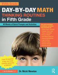 Imagen de portada: Day-by-Day Math Thinking Routines in Fifth Grade 1st edition 9780367901769