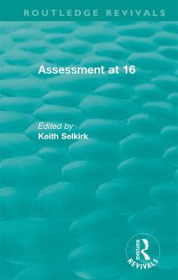 Titelbild: Assessment at 16 1st edition 9780367458294