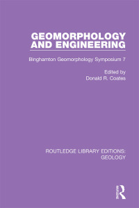 Imagen de portada: Geomorphology and Engineering 1st edition 9780367464462